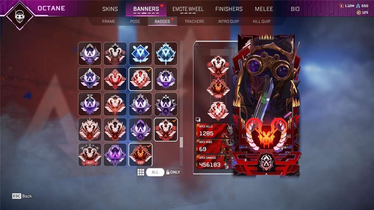 Game account sale Apex Legends